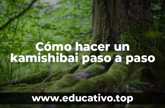 Cómo hacer un kamishibai paso a paso