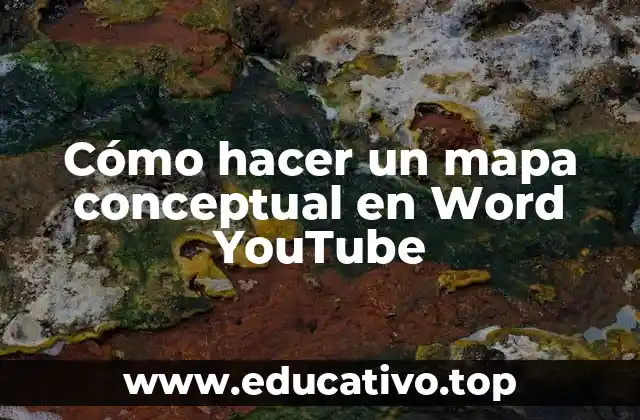 Cómo hacer un mapa conceptual en Word YouTube