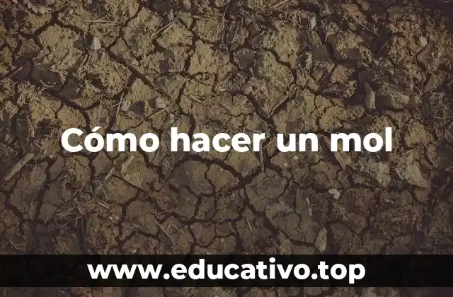 Cómo hacer un mol