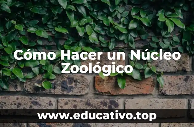 Cómo Hacer un Núcleo Zoológico