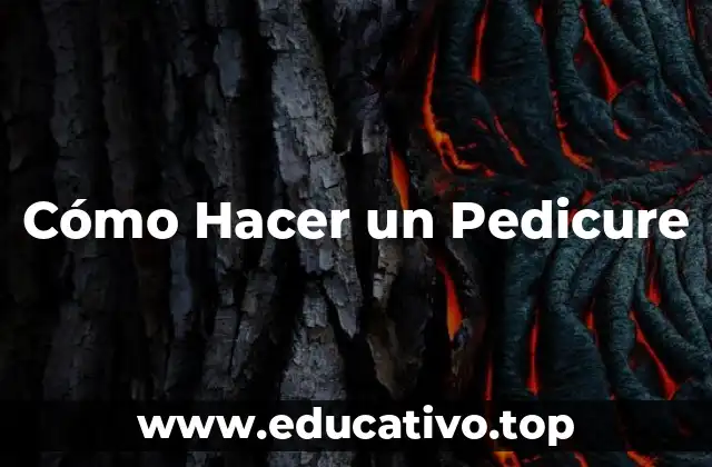 Cómo Hacer un Pedicure