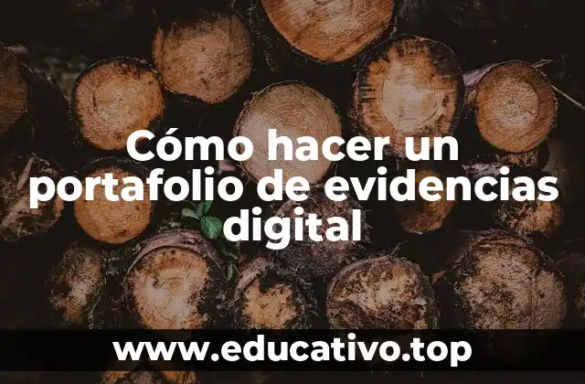 Cómo hacer un portafolio de evidencias digital