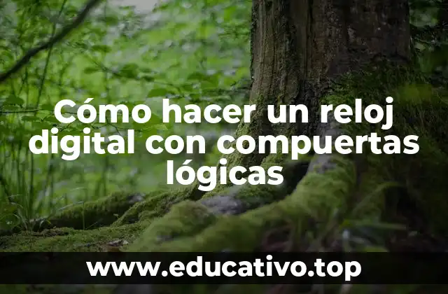 Cómo hacer un reloj digital con compuertas lógicas