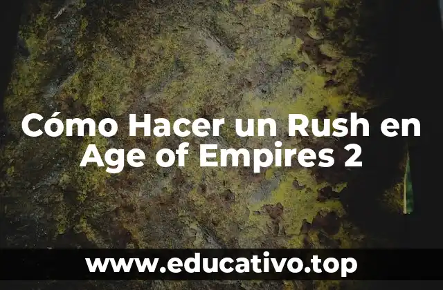 Cómo Hacer un Rush en Age of Empires 2