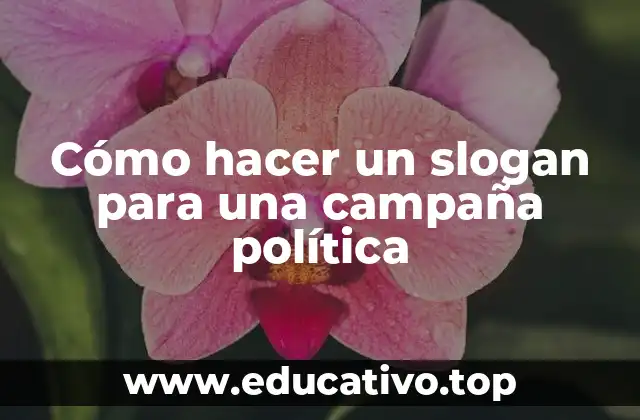 Cómo hacer un slogan para una campaña política