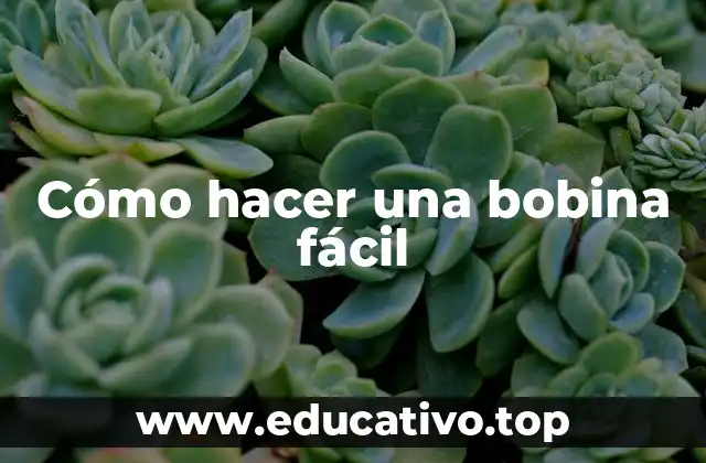 Cómo hacer una bobina fácil