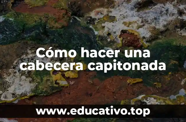 Cómo hacer una cabecera capitonada