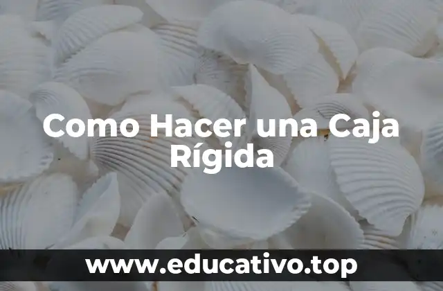 Como Hacer una Caja Rígida