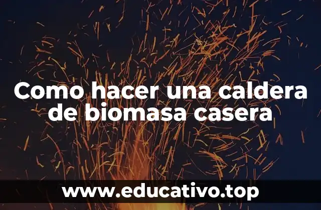 Como hacer una caldera de biomasa casera