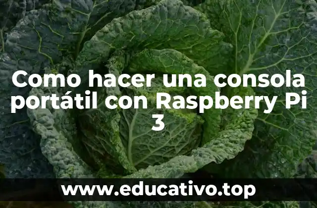 Como hacer una consola portátil con Raspberry Pi 3