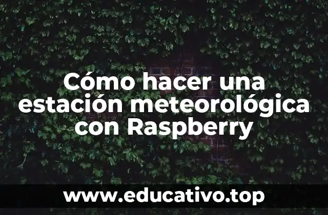Cómo hacer una estación meteorológica con Raspberry