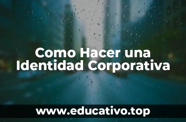 Como Hacer una Identidad Corporativa