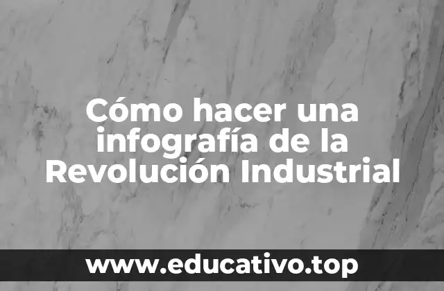 Cómo hacer una infografía de la Revolución Industrial