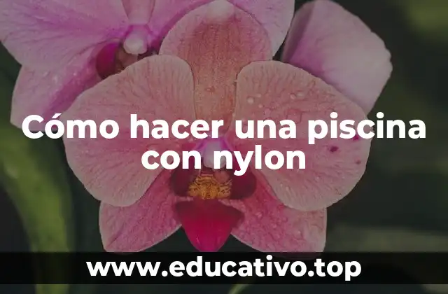 Cómo hacer una piscina con nylon