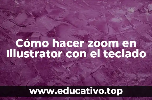 Cómo hacer zoom en Illustrator con el teclado