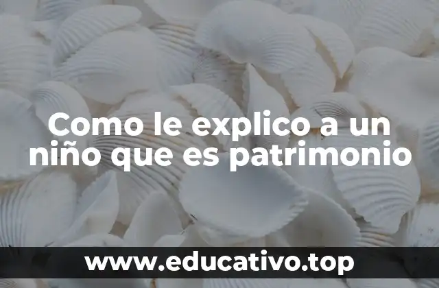 Cómo explicar el patrimonio sin mencionar la palabra directamente