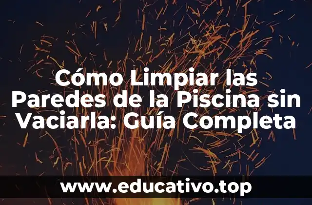 Cómo Limpiar las Paredes de la Piscina sin Vaciarla: Guía Completa