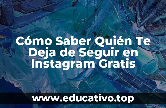 Cómo Saber Quién Te Deja de Seguir en Instagram Gratis