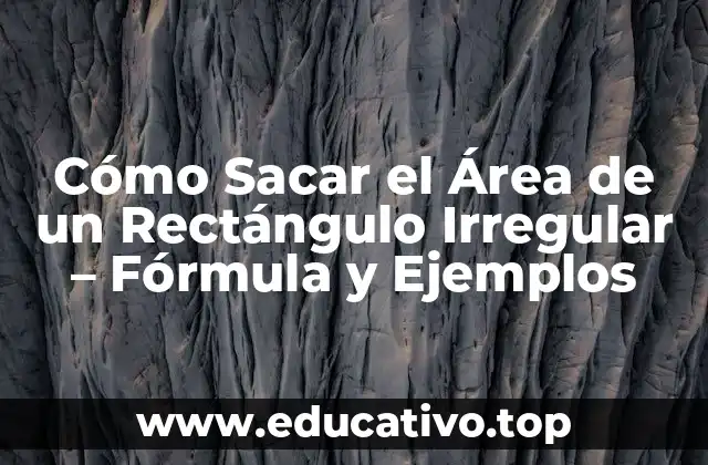 Cómo Sacar el Área de un Rectángulo Irregular – Fórmula y Ejemplos