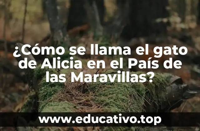 ¿Cómo se llama el gato de Alicia en el País de las Maravillas?