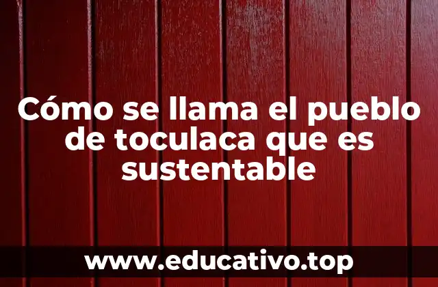 Un modelo de comunidad rural con enfoque ecológico