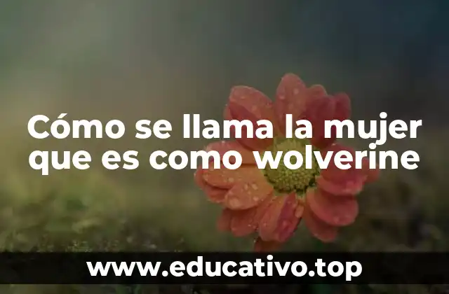 Cómo se llama la mujer que es como wolverine