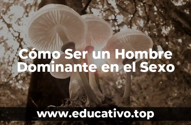 Cómo Ser un Hombre Dominante en el Sexo