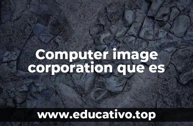Computer image corporation que es