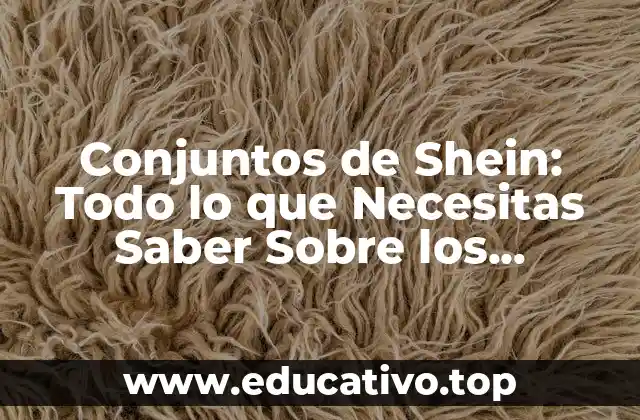 Conjuntos de Shein: Todo lo que Necesitas Saber Sobre los Conjuntos de Moda