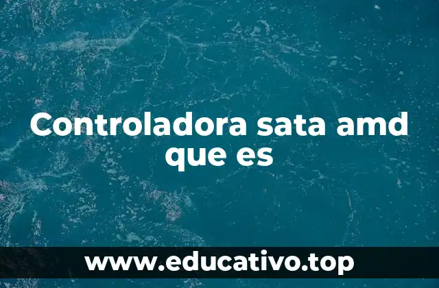 Cómo funciona la controladora SATA en las placas base AMD