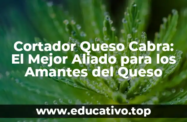 Cortador Queso Cabra: El Mejor Aliado para los Amantes del Queso