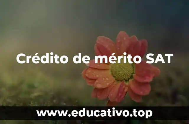 Crédito de mérito SAT
