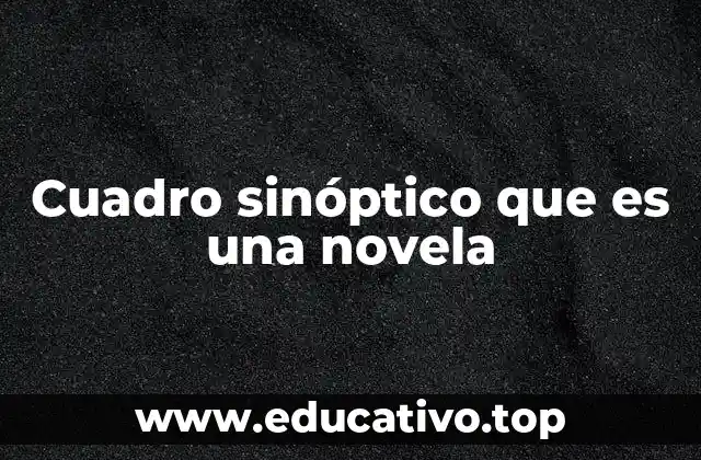 Cómo organizar un cuadro sinóptico sin mencionar la palabra clave