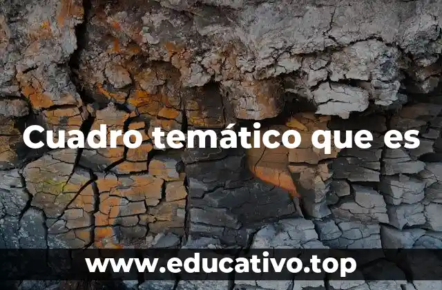 Cuadro temático que es