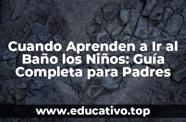 Cuando Aprenden a Ir al Baño los Niños: Guía Completa para Padres