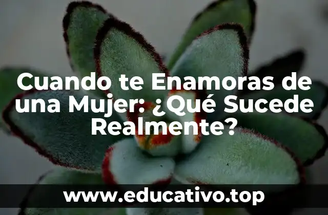 Cuando te Enamoras de una Mujer: ¿Qué Sucede Realmente?
