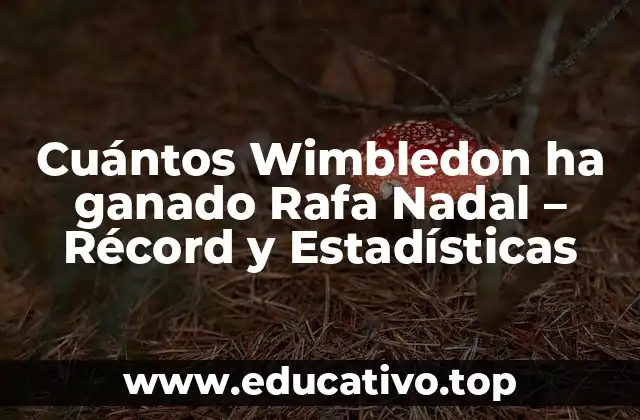 Cuántos Wimbledon ha ganado Rafa Nadal – Récord y Estadísticas