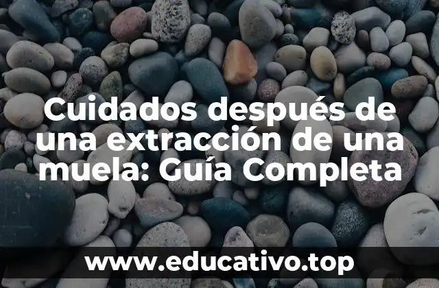 Cuidados después de una extracción de una muela: Guía Completa