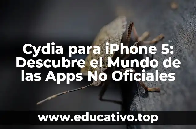 Cydia para iPhone 5: Descubre el Mundo de las Apps No Oficiales
