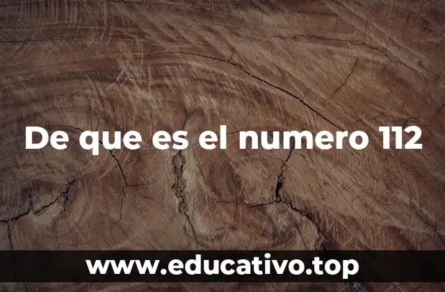 El papel del 112 en situaciones críticas