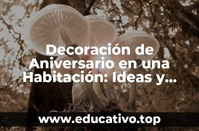 Decoración de Aniversario en una Habitación: Ideas y Consejos