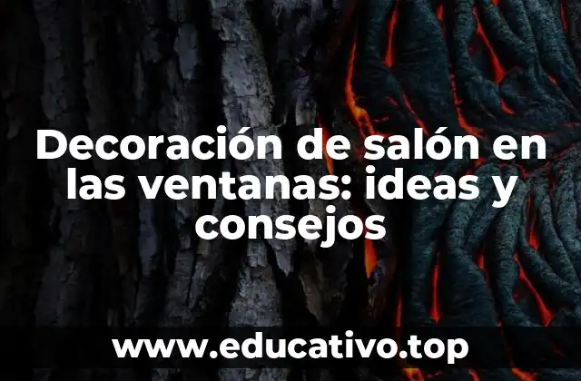 Decoración de salón en las ventanas: ideas y consejos