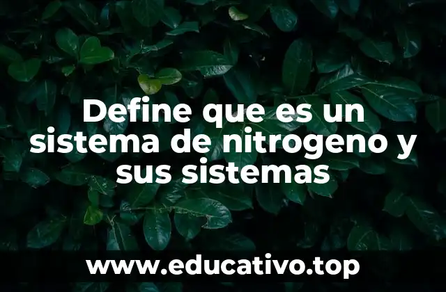 El papel del nitrógeno en los ecosistemas terrestres y acuáticos
