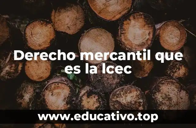 Derecho mercantil que es la lcec