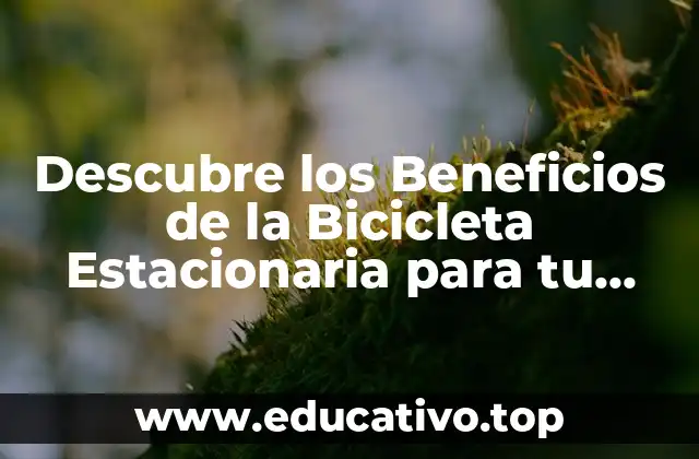 Descubre los Beneficios de la Bicicleta Estacionaria para tu Salud y Fitness