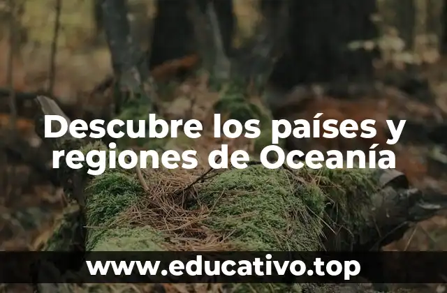 Descubre los países y regiones de Oceanía