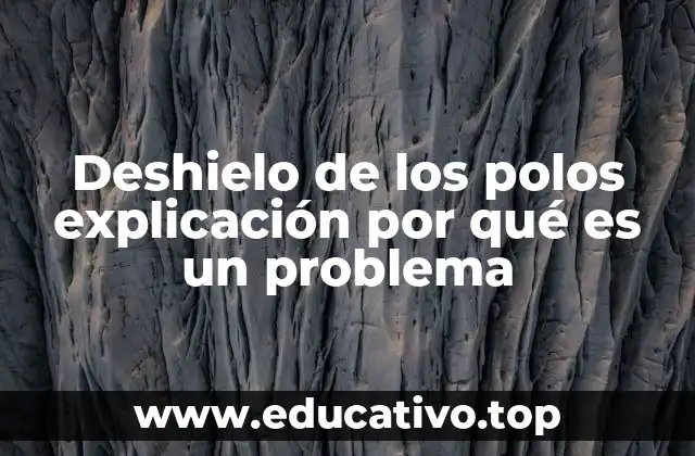 Deshielo de los polos explicación por qué es un problema