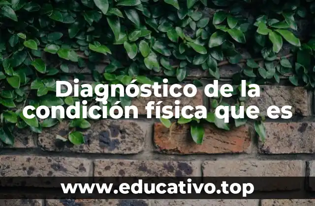 Diagnóstico de la condición física que es