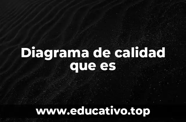 Diagrama de calidad que es