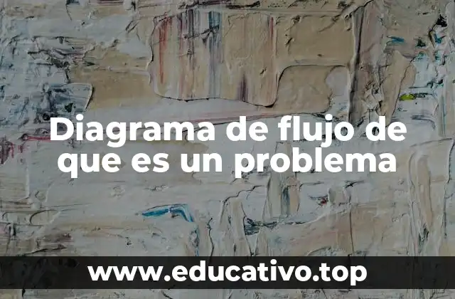 Diagrama de flujo de que es un problema